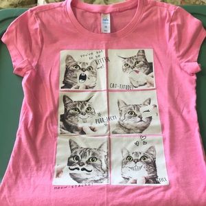 💥5 for $25💥 Justice cat shirt